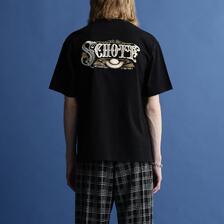 Schott S/S HENLEY NECK T-SHIRT "EMBROIDERED SCHOTT" 7823134044画像