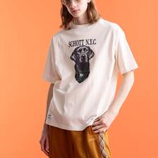 Schott S/S T-SHIRT "LABRADOR RETRIEVER" 7823134047画像