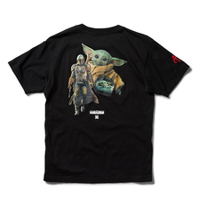 DC SHOES STAR WARS MANDO GLAMOUR SHOT T-SHIIRT BLACK DST232037-KVJ0画像