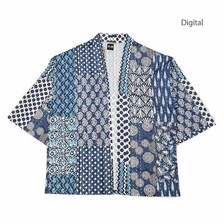 衣櫻 Lot.SA-1543 ポリエステル88% ポリウレタン12% 素材 - DIGITAL PRINT HAORI - SA1543H画像