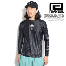 reversal OBLIQUE BIG MARK LONG RASH GUARD RV23SS601画像