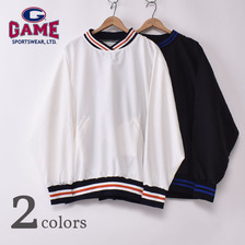 GAME Sportswear TASLAN NYLON CREW NECK PULL OVER画像