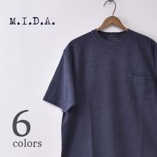 MIDA Pigment Dyed Half Sleeve Tee M231501画像