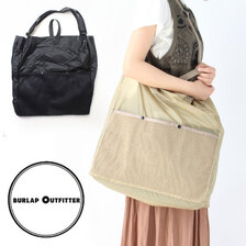 BURLAP OUTFITTER FOLDING SHOULDER TOTE B0080203画像