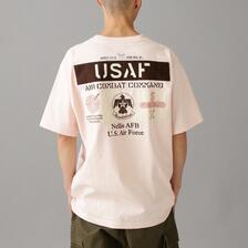 AVIREX SHORT SLEEVE T-SHIRT USAF THUNDER BIRDS 7833134045画像