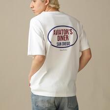 AVIREX WEST COAST T-SHIRT OVAL LOGO 7833134058画像