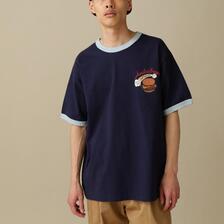 AVIREX WEST COAST BURGER RINGER T-SHIRT 7833134106画像