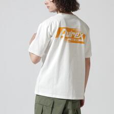 AVIREX S/S CREW NECK T-SHIRT SCRUB LOGO 7833134139画像