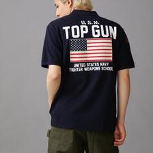 AVIREX POLO SHIRT FLAG 7833136003画像