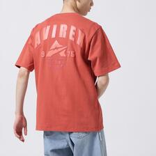 AVIREX SHORT SLEEVE T-SHIRT SAME TONE LOGO 7833134117画像