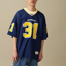 AVIREX MESH FOOTBALL GAME T-SHIRT 7833134048画像