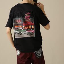 AVIREX WEST COAST SHORT SLEEVE T-SHIRT DINER 7833134057画像