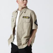 AVIREX COTTON SHORTSLEEVE FATIGUE SHIRT 7833123026画像