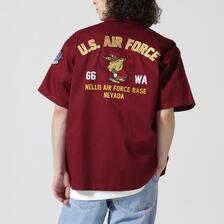 AVIREX OG-107 TYPE S/S SHIRT 66th WEAPONS SQUADRON 7833123019画像