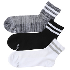 Hanes QUARTER LENGTH SOCKS 3P ASSORT HMSCV201-902画像