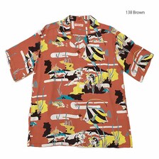 SUN SURF RAYON HAWAIIAN SHIRT "MOORISH IDOL" SS39029画像