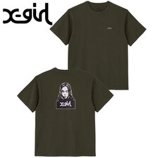 X-girl FACE S/S TEE 105233011020画像
