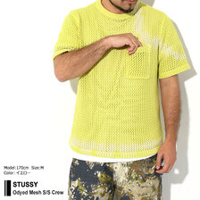 STUSSY Odyed Mesh S/S Crew 1140297画像