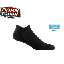 DARN TOUGH VERMONT Run Coolmax No Show Tab Ultra-Lightweight with Cushion Black 1054画像