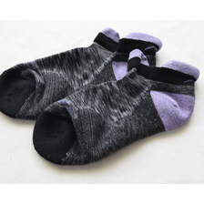 DARN TOUGH VERMONT Run No Show Tab Ultra-Lightweight with Cushion Space Gray 1047画像