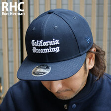 RHC Ron Herman &times; NEW ERA 9FIFTY Low Profile Snapback Cap NAVY画像