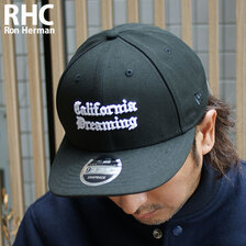 RHC Ron Herman &times; NEW ERA 9FIFTY Low Profile Snapback Cap BLACK画像