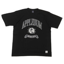 APPLEBUM College Logo T-shirt BLACK画像