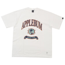 APPLEBUM College Logo T-shirt WHITE画像