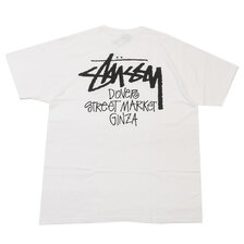 STUSSY &times; DOVER STREET MARKET STOCK DSM GINZA TEE WHITE画像