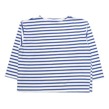 Attick by Johnbull ボーダーボートネックTシャツ V5048画像