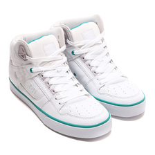 DC SHOES PURE HIGH-TOP WC SE SN WHITE/GREY/GREEN DM231024-XWSG画像
