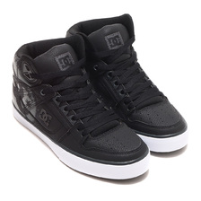 DC SHOES PURE HIGH-TOP WC SE SN BLACK/WHITE/GREY DM231024-XKWS画像