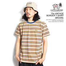 The Endless Summer TES 70s VINTAGE BORDER T-SHIRT FH-23574338画像