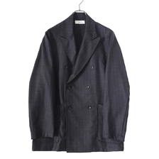 marka W.B SHIRT JACKET - 2/48 wool soft serge - M23C-07JK01C画像