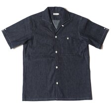 WAREHOUSE Lot 3091 S/S OPEN COLLAR SHIRTS ライトオンスデニム画像
