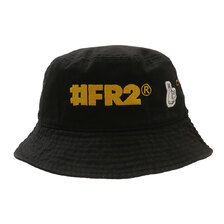 #FR2 Logo Embroidery Bucket Hat BLACK画像