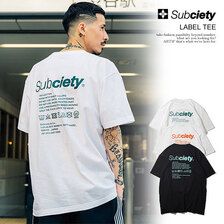 Subciety LABEL TEE 105-40478画像
