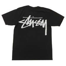 STUSSY &times; OUR LEGACY WORK SHOP YIN YANG PIGMENT DYED TEE BLACK画像