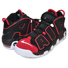 NIKE AIR MORE UPTEMPO 96 black/black-university red FD0274-001画像
