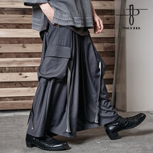 NO ID. BLACK ギャザーバギーカーゴトラウザーズ 453006-525P画像