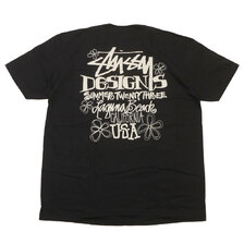 STUSSY SUMMER LB TEE BLACK画像