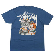 STUSSY KITTENS TEE MIDNIGHT画像