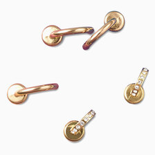 crocs Summer Nostalgia Gold 5 Pack Jibbitz 10011561画像