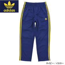 adidas CL+ Wide Super Star Track Jersey Pant Originals NAVY/YELLOW IM4461画像