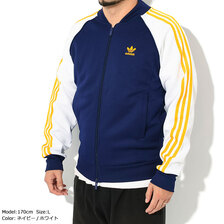 adidas CL+ Super Star Track Top Jersey JKT Originals NAVY/WHITE IM4460画像