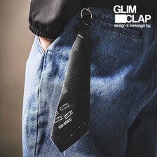 GLIMCLAP Drawing-esque pattern scarf keychain 15-095-GLA-CD画像