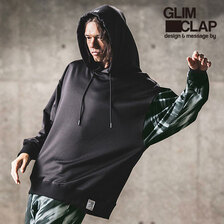GLIMCLAP One arm patterned design hooded jersey 15-073-GLA-CD画像