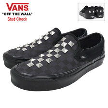 VANS Classic Slip-On 98 DX Stud Check Black/Black VN0A7Q58BKA画像
