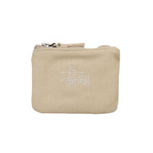 STUSSY CANVAS COIN POUCH NATURAL画像