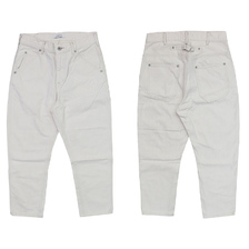 JOHNBULL スリークォーターワークパンツ ホワイト JL231P41画像